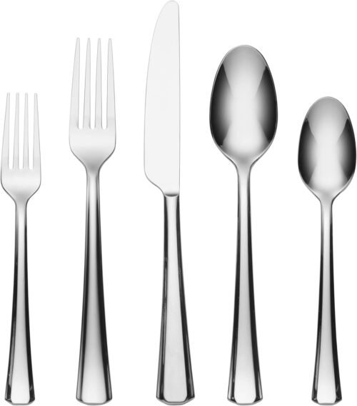 Oneida 896121 Bleeker 20 Piece Everyday Flatware Set, Service For 4