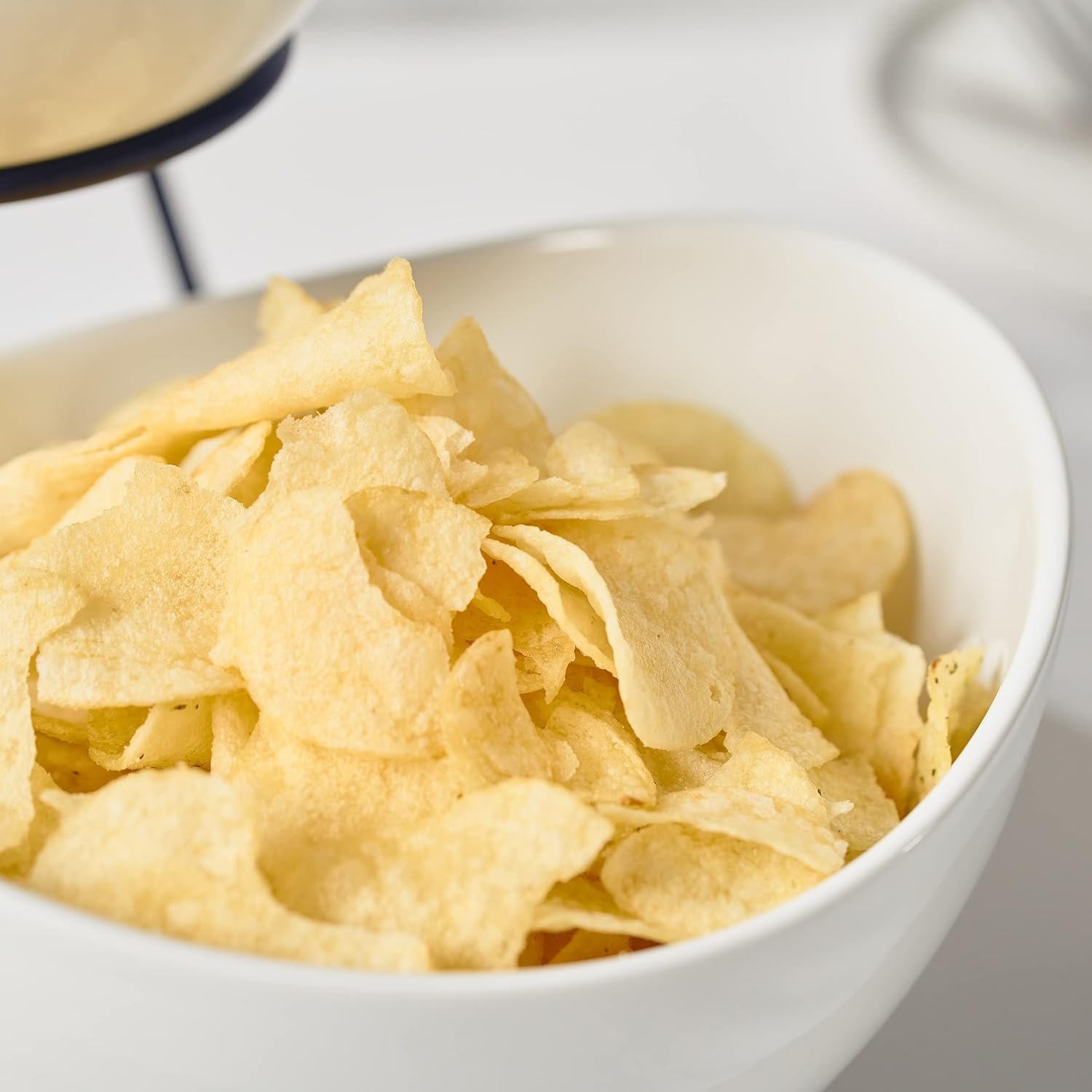 Gomakren 3 Tiered Oval Serving Bowl With Collapsible Metal Rack, Chip and Dip Serving Set, Dessert Appetizer, Candy, Fruit, Vegetable Bowl Set, Christmas Serving Bowls For Entertaining (Black Stand) - Image 7