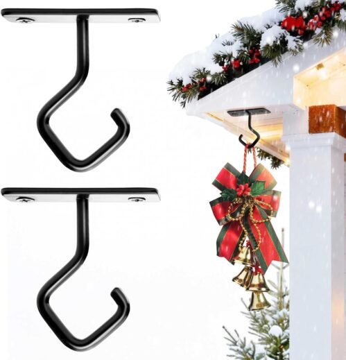 AJART Ceiling Hooks for Hanging Plants: Iron Plant Hanger for Wall Mount – 2 Pack/2.5 Inch Ceiling Hook for Indoor Use