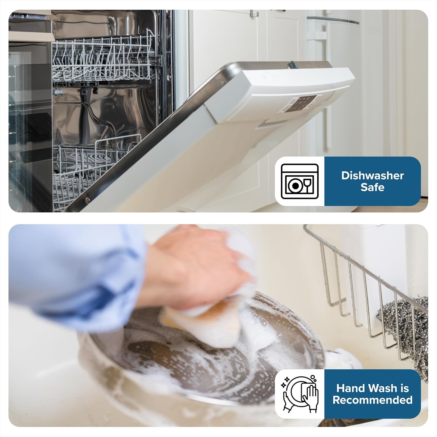 Viking Kitchen Knives Set, 14 Piece Cutlery Set with Black Knife Block, Stainless Steel Blades and Ergonomic Handles, Dishwasher Safe - Image 3