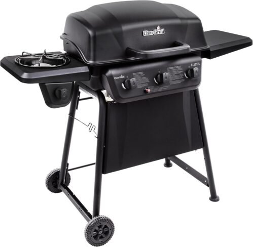 Char-Broil® Classic Series™ Convective 3-Burner with Side Burner Propane Gas Stainless Steel Grill – 463773817-P2
