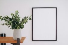 Combining Art, Shelves, and Mirrors